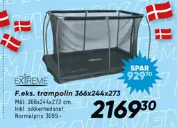 Bilka Trampolin 366x244x273 tilbud