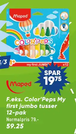 Bilka Color’Peps My first jumbo tusser 12 pak tilbud