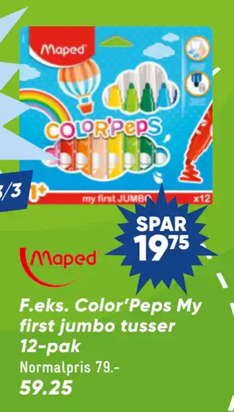 Bilka Color’Peps My first jumbo tusser 12 pak tilbud