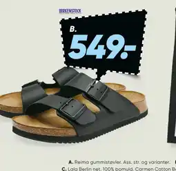 Bilka Birkenstock slippers tilbud
