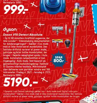 Bilka Dyson V15 Detect Absolute tilbud