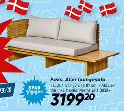 Bilka Albir loungesofa tilbud