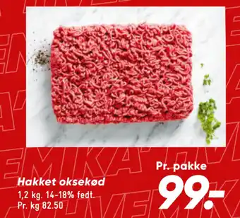 Bilka Hakket oksekød tilbud