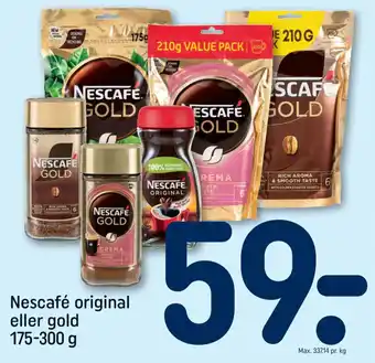 REMA 1000 Nescafé original eller gold tilbud