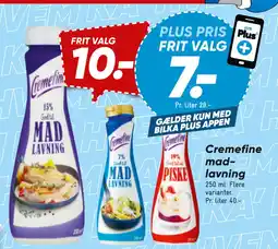 Bilka Cremefine mad lavning tilbud