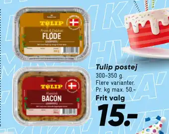 Bilka Tulip postej tilbud