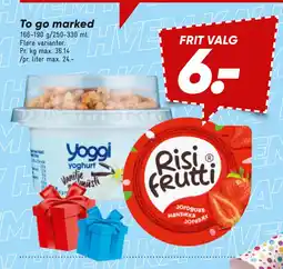 Bilka To go marked tilbud