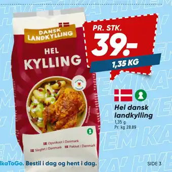 Bilka Hel dansk landkylling tilbud