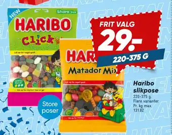 Bilka Haribo slikpose tilbud