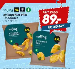 Bilka Kyllingefilet eller -inderfilet tilbud