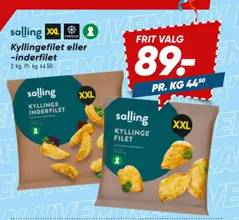 Bilka Kyllingefilet eller -inderfilet tilbud