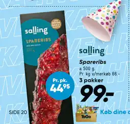 Bilka Spareribs tilbud