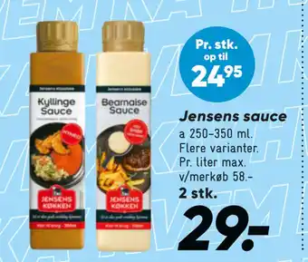 Bilka Jensens sauce tilbud