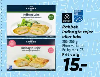 Bilka Rahbek indbagte rejer eller laks tilbud