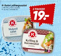 Bilka K-Salat pålægssalat tilbud