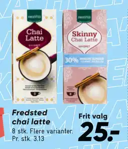 Bilka Fredsted chai latte tilbud