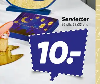 Bilka Servietter tilbud