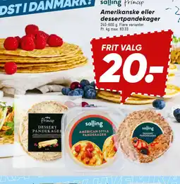 Bilka Amerikanske eller dessertpandekager tilbud