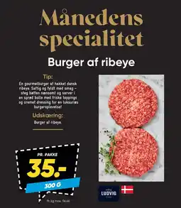 Bilka Burger af ribeye tilbud