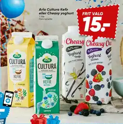 Bilka Arla Cultura Kefir eller Cheasy yoghurt tilbud