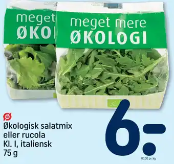 REMA 1000 Økologisk salatmix eller rucola tilbud