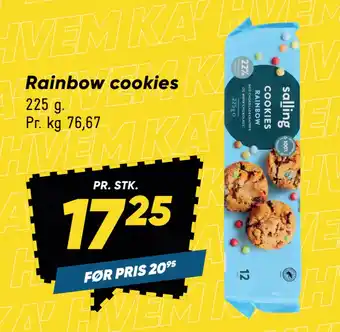 Bilka Rainbow cookies tilbud