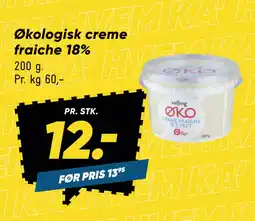 Bilka Økologisk creme fraiche 18% tilbud