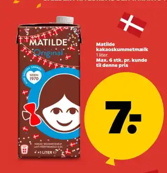 Netto Matilde kakaoskummetmælk tilbud