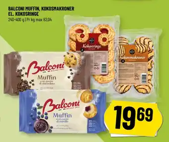 Løvbjerg BALCONI MUFFIN, KOKOSMAKRONER EL. KOKOSRINGE tilbud