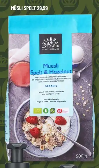 Løvbjerg MÜSLI SPELT tilbud