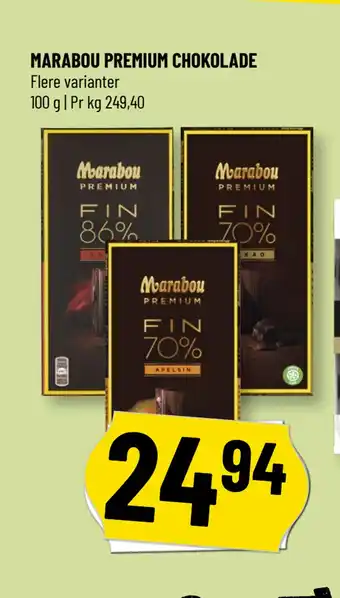 Løvbjerg MARABOU PREMIUM CHOKOLADE tilbud