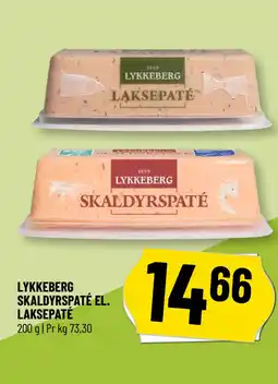 Løvbjerg LYKKEBERG SKALDYRSPATÉ EL. LAKSEPATÉ tilbud