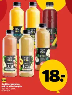 Netto God Morgenjuice, nektar eller frugtte tilbud