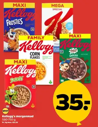 Netto Kellogg's morgenmad. tilbud