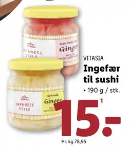 Lidl Ingefær til sushi tilbud