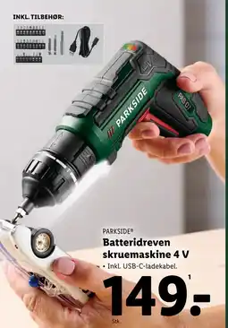 Lidl Batteridreven skruemaskine 4 V tilbud