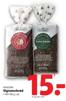 Lidl Signaturbrød tilbud