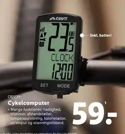 Lidl Cykelcomputer tilbud