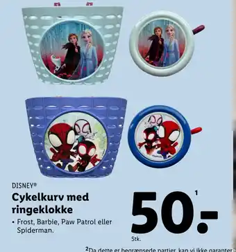 Lidl Cykelkurv med ringeklokke tilbud