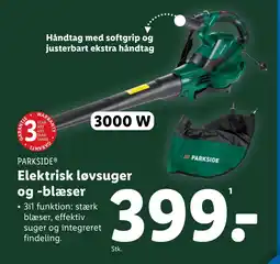 Lidl Elektrisk løvsuger og -blæser tilbud