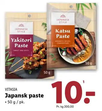 Lidl Japansk paste tilbud