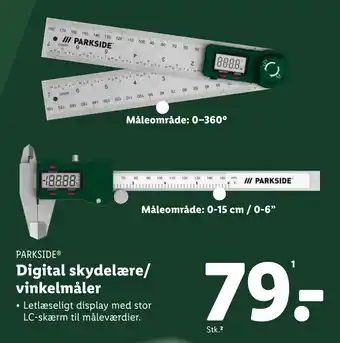 Lidl Digital skydelære/ vinkelmåler tilbud