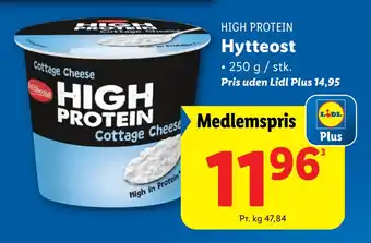 Lidl Hytteost tilbud