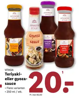 Lidl Teriyaki- eller gyozasauce tilbud