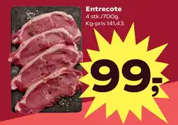 SuperBrugsen Entrecote tilbud