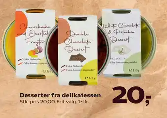 SuperBrugsen Desserter fra delikatessen tilbud