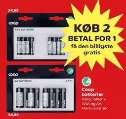 SuperBrugsen Coop batterier tilbud