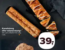 Kvickly Kanelstang eller wienerstang tilbud