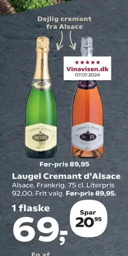 SuperBrugsen Laugel Cremant d'Alsace tilbud