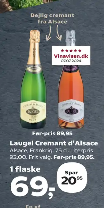 SuperBrugsen Laugel Cremant d'Alsace tilbud